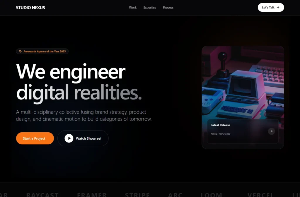Creative Studio Homepage