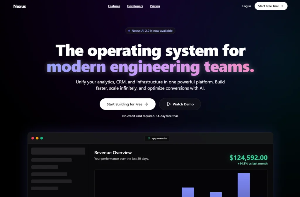 SaaS Homepage